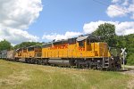 UP 1990 ambles through on the ex-CNW stick rail